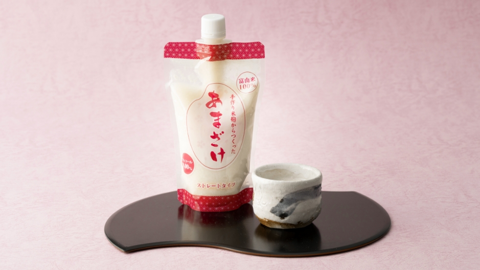 富山県産米だけで作った手作りの甘酒。甘さの秘密は、手作り麹の発酵力!